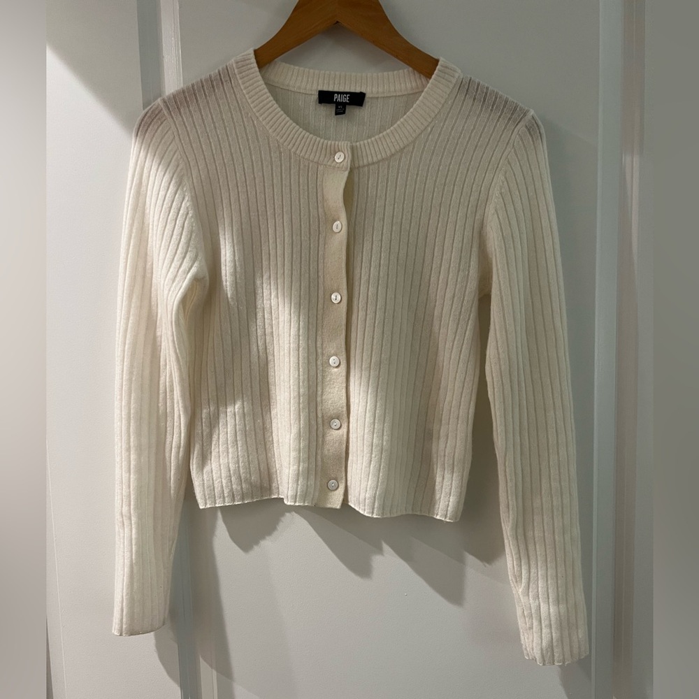 PAIGE AQUA CARDIGAN